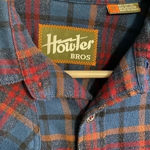 Howler Bros flannel shirt sz.Medium